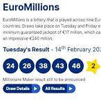 euro lottery results for tuesday